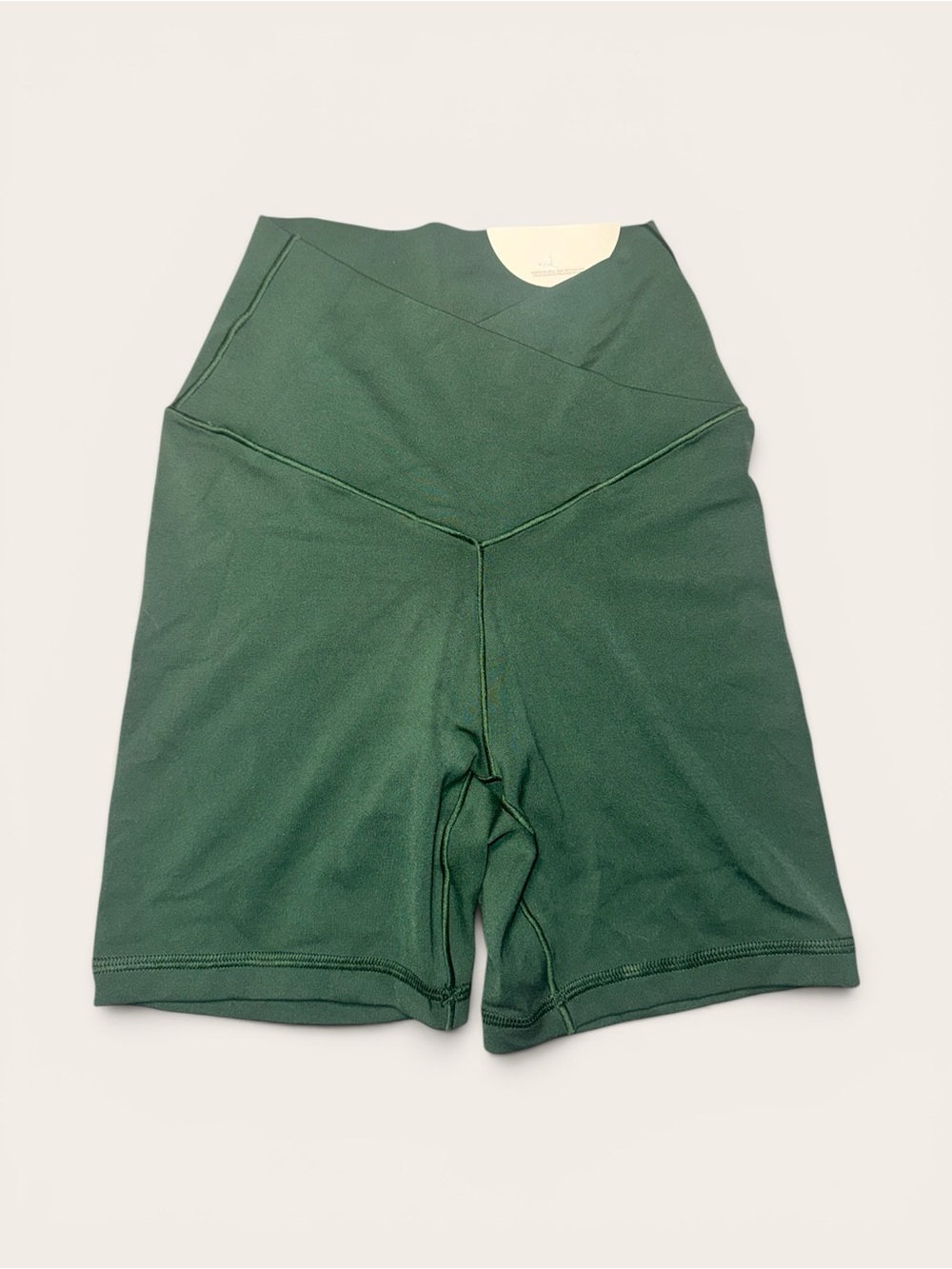 aerie Dark Green High-Rise Bike Shorts